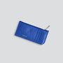 Cardholder - soft croco electric blue