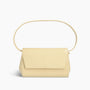 Ikon Clutch - ostrich butter yellow