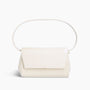 Ikon Clutch - ostrich cream