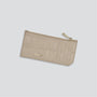 Cardholder - soft croco clay taupe