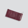 Cardholder - eel aubergine
