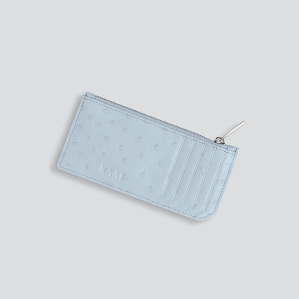 Cardholder - ostrich ice blue