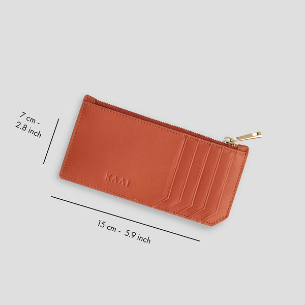 Cardholder - terracotta
