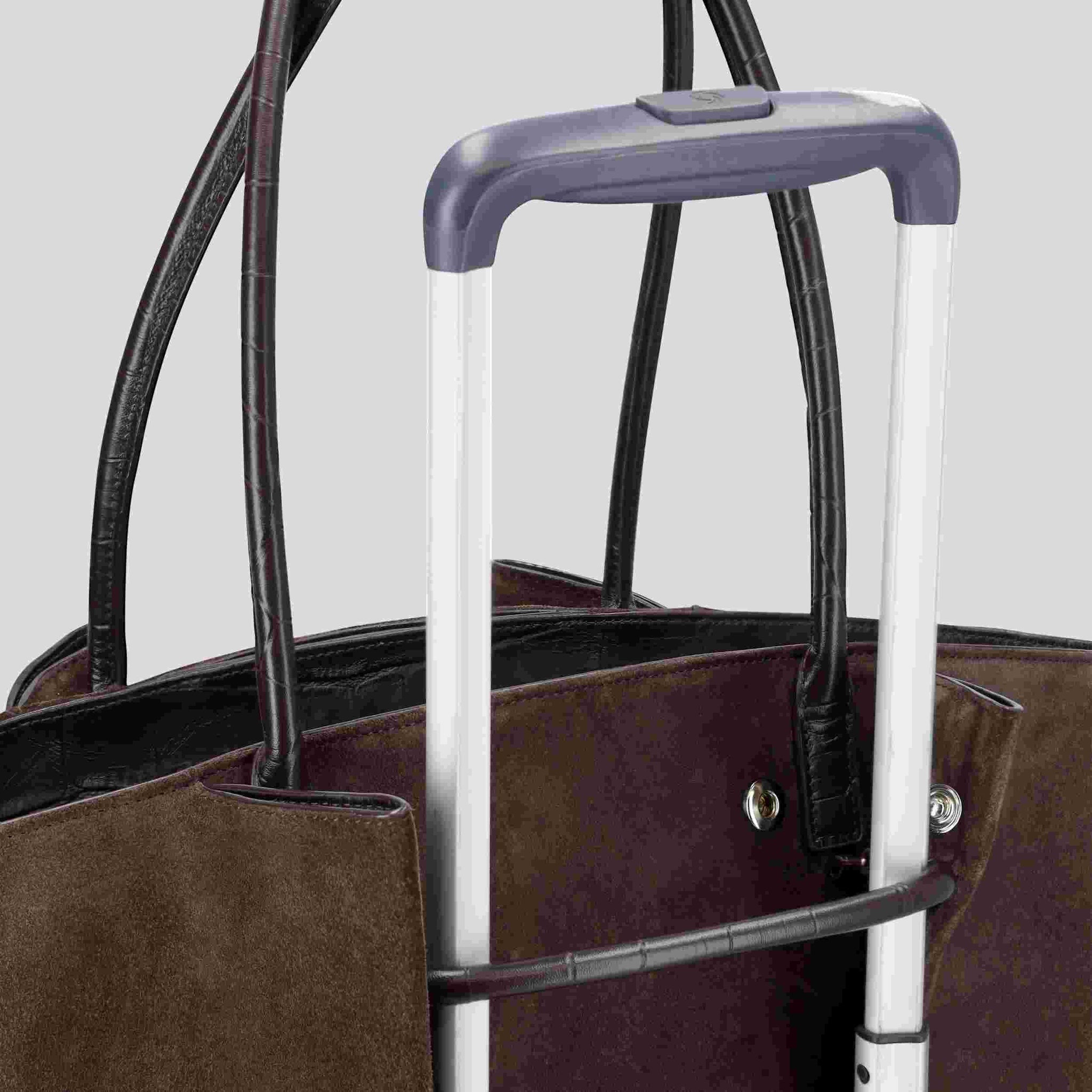 Horizon Suede Tote Bag – Stylish & Functional Travel Tote – Kaai