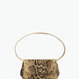 Ikon Clutch - snake amber brown