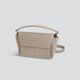 Ikon Shoulder Bag - soft croco clay taupe