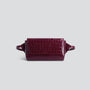 Ikon Belt Bag - croco aubergine