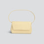 Ikon Clutch - ostrich butter yellow