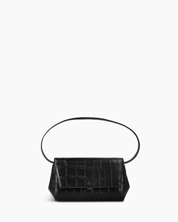 Ikon Clutch - soft croco black