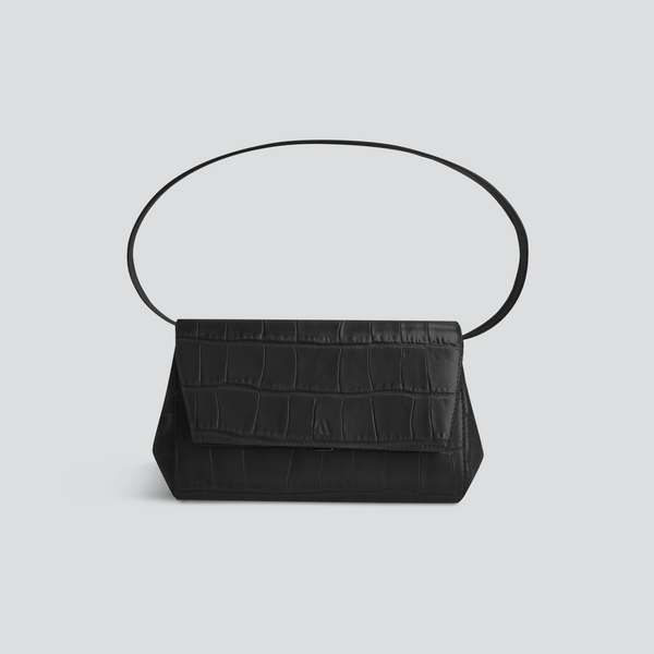 Ikon Clutch - soft croco black
