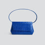 Ikon Clutch - soft croco electric blue