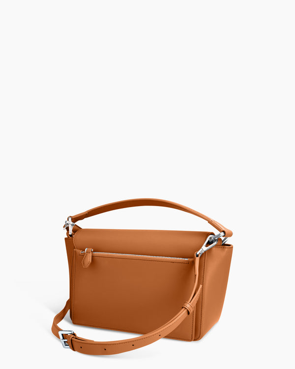 Ikon Shoulder Bag - cognac