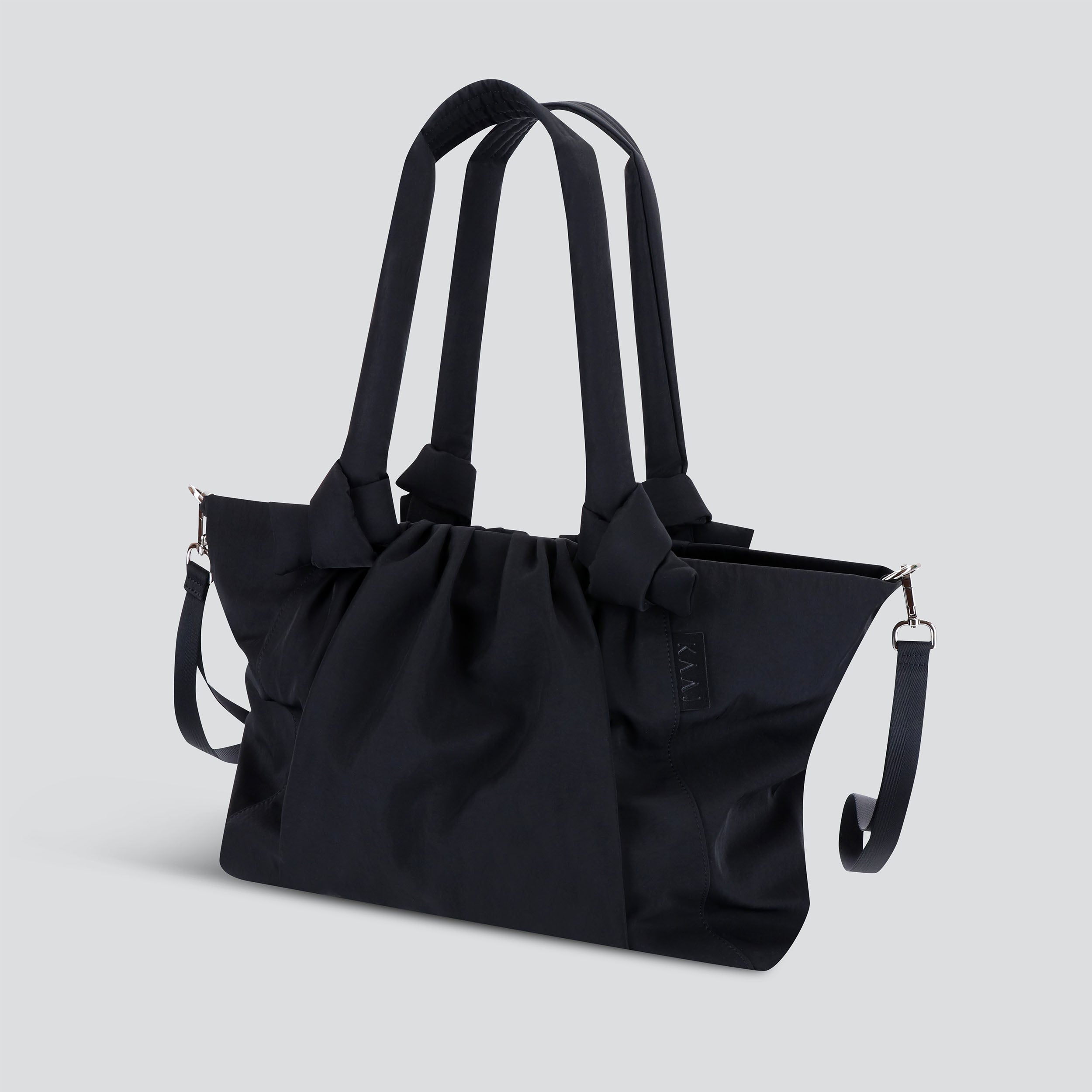 Compact MOM TOTE BAG(black×black logo) Amazon.com | BAGSMART Small Tote Bag for Women, Lightweight