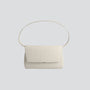Ikon Clutch - soft croco chalk white