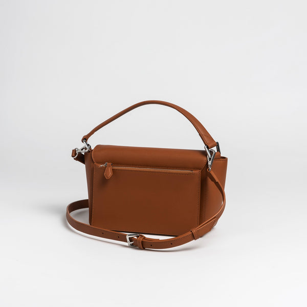 Ikon Shoulder Bag - cognac
