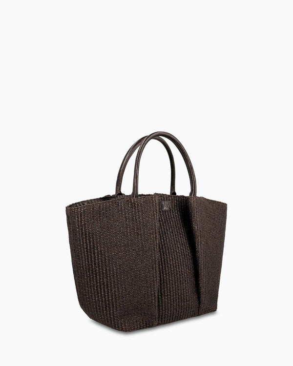 Mini Horizon - raffia dark brown