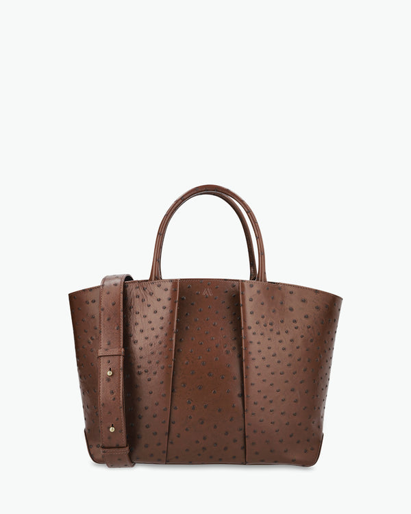 Mini Horizon - ostrich chocolate brown