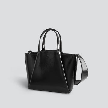 Mini Pyramid - naplack black – Kaai Bags | North America