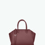 Mini Voyager - grain dark burgundy