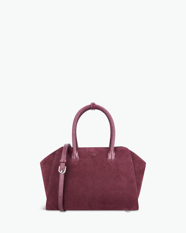 Mini Voyager - suede merlot