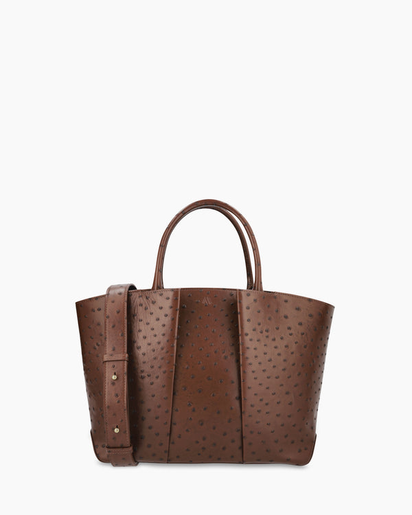 Mini Horizon - ostrich chocolate brown