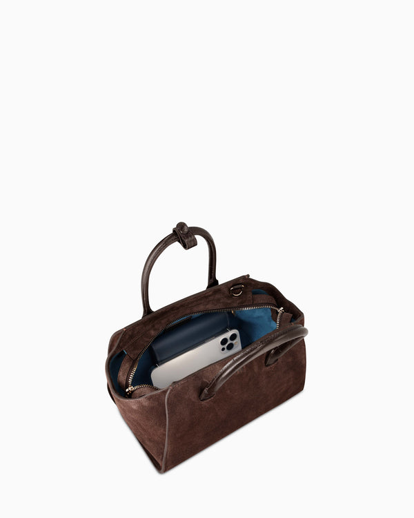 Mini Voyager - suede espresso