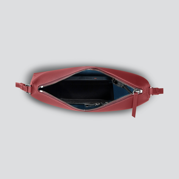 Rebel Clutch - soft touch dahlia red