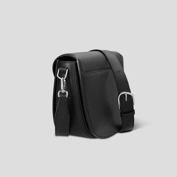 Rebel Saddle Bag - soft touch black