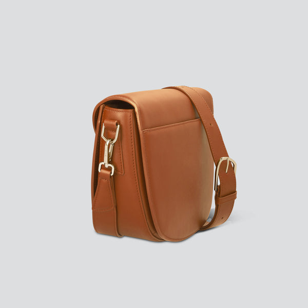 Rebel Saddle Bag - soft touch cognac
