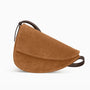 Rebel Cross Body - suede cognac