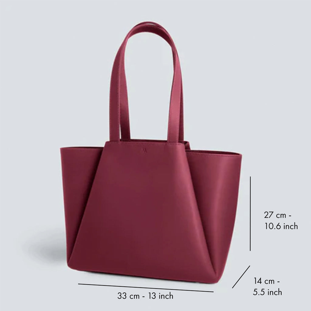 The Midi Pyramid leather workbag – Kaai Bags | North America