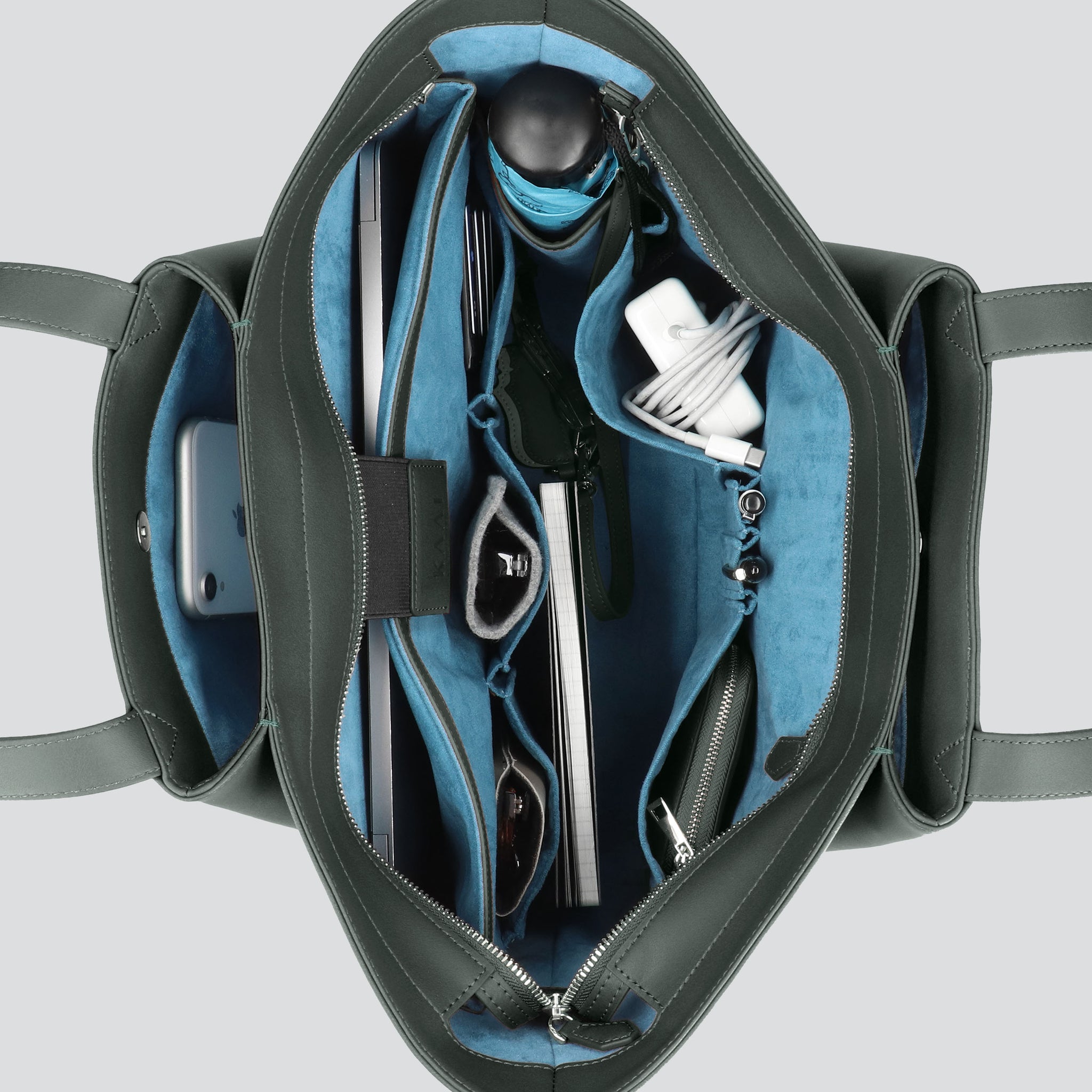 Pyramid - forest green – Kaai Bags | North America