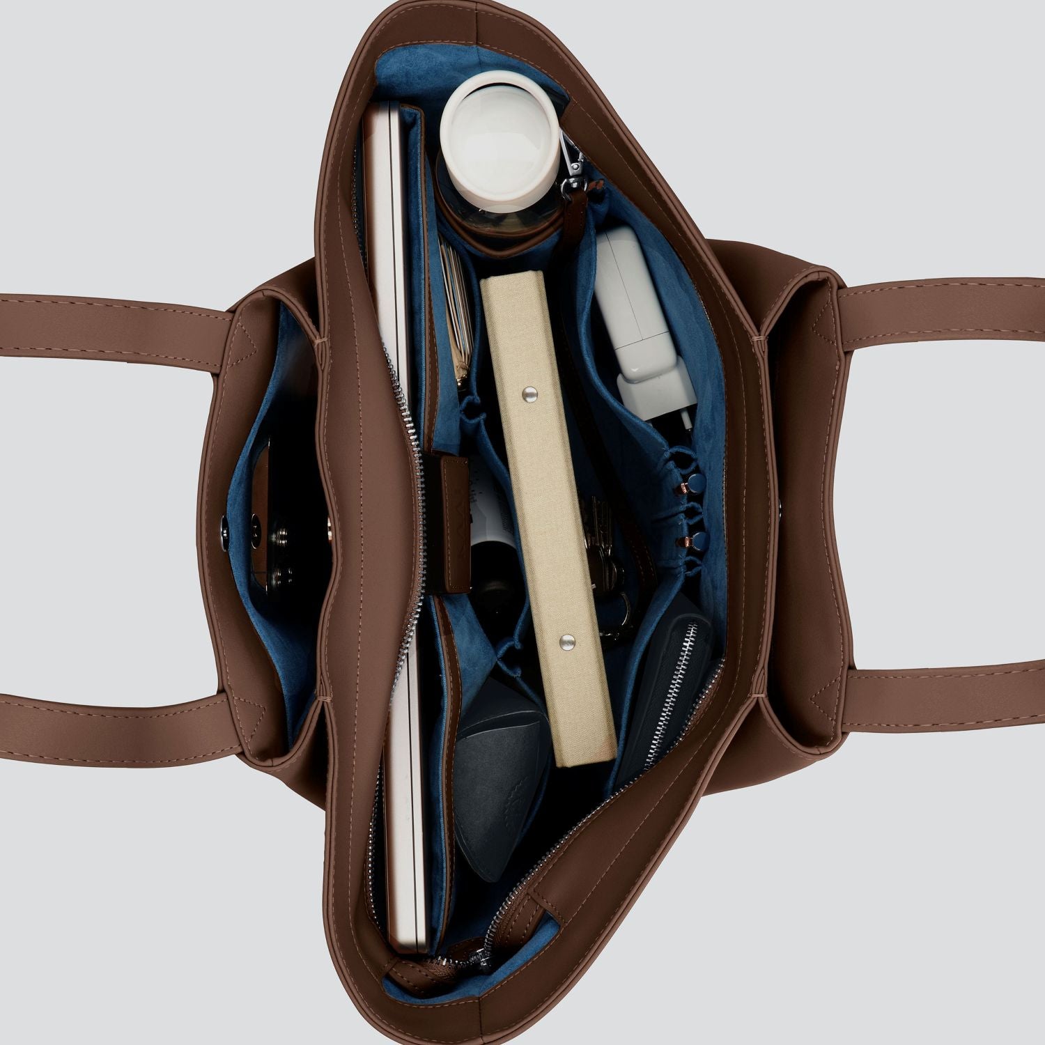 Pyramid - mocha brown – Kaai Bags | North America