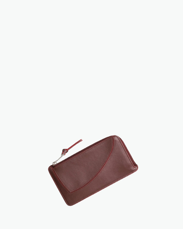 Rebel Cardholder - soft touch chestnut brown