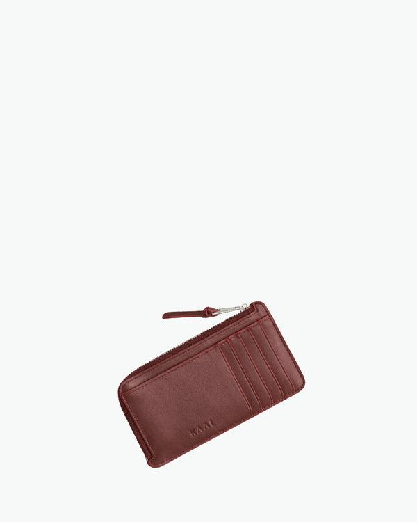 Rebel Cardholder - soft touch chestnut brown