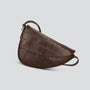 Rebel Cross Body  - soft croco espresso
