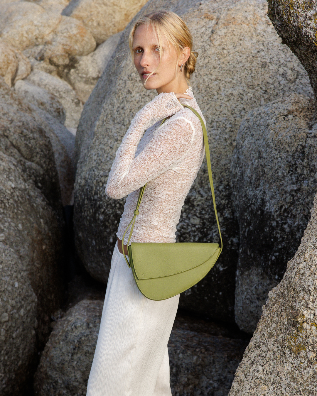 Rebel Cross Body - pistachio green – Kaai Bags | North America