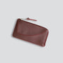 Rebel Cardholder - soft touch garnet brown