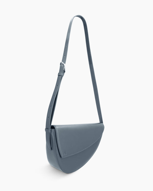 Rebel Cross Body  - soft touch steel blue