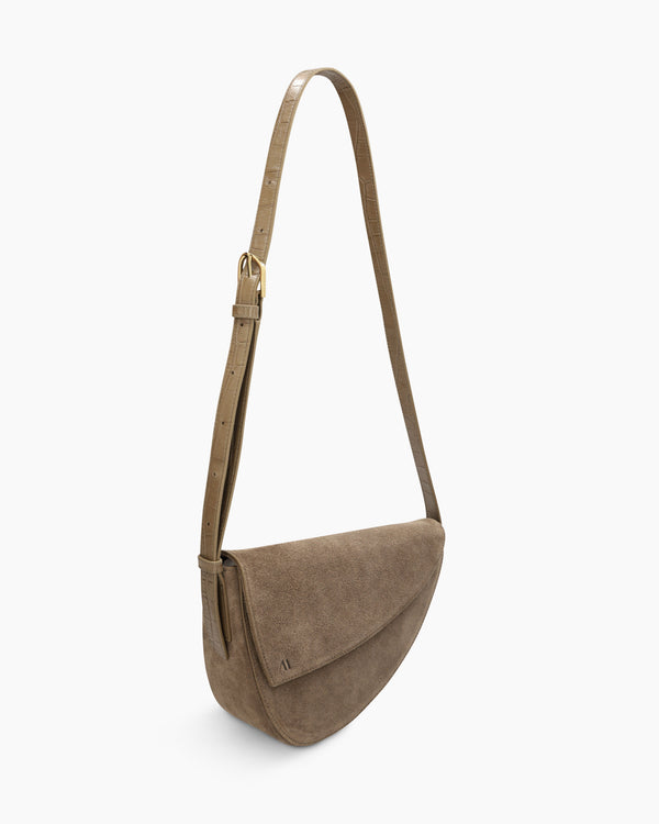 Rebel Cross Body - suede urban sage