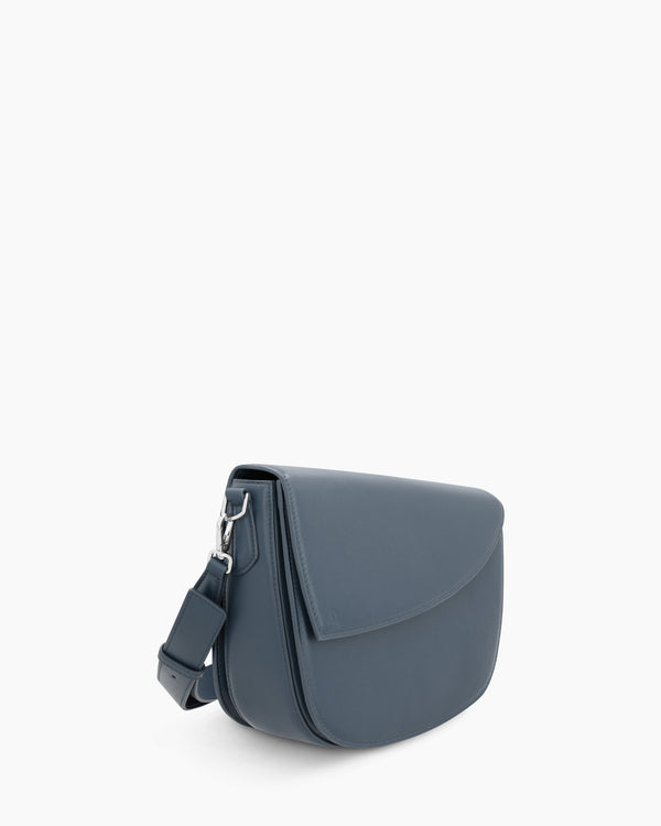 Rebel Saddle Bag - soft touch steel blue
