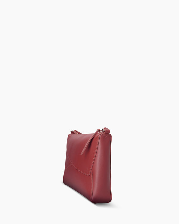 Rebel Clutch - soft touch dahlia red