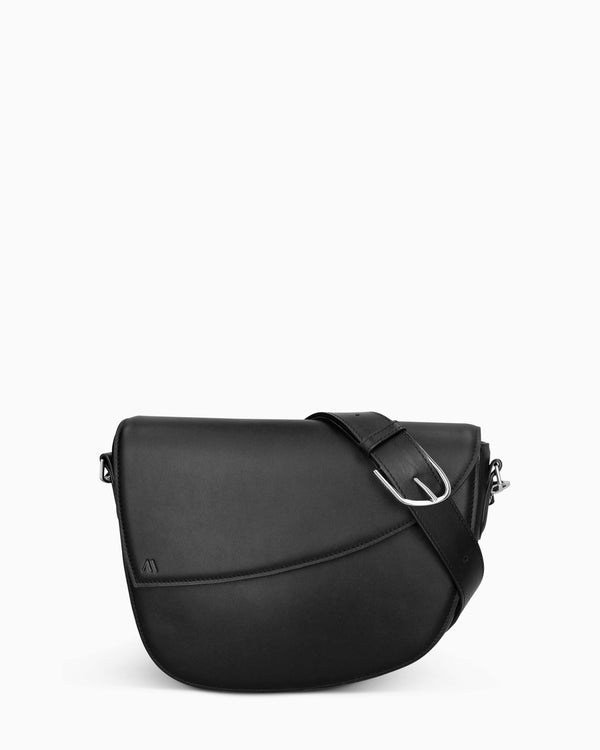 Rebel Saddle Bag - soft touch black