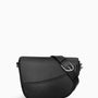 Rebel Saddle Bag - soft touch black