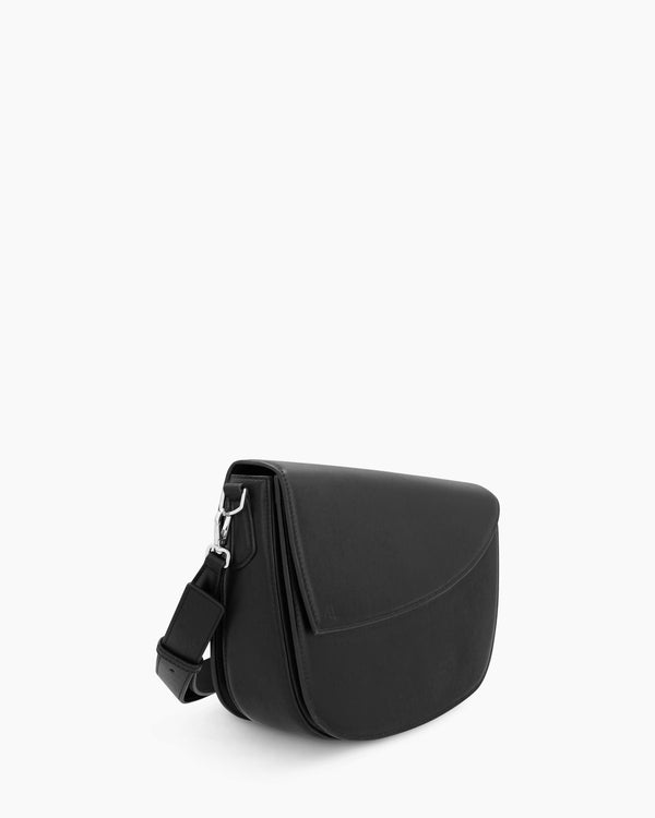 Rebel Saddle Bag - soft touch black