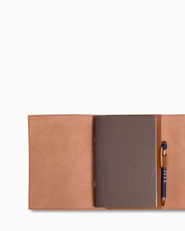 KAAI Stories Leather Journal - cognac