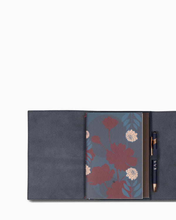 KAAI Stories Leather Journal - deep teal