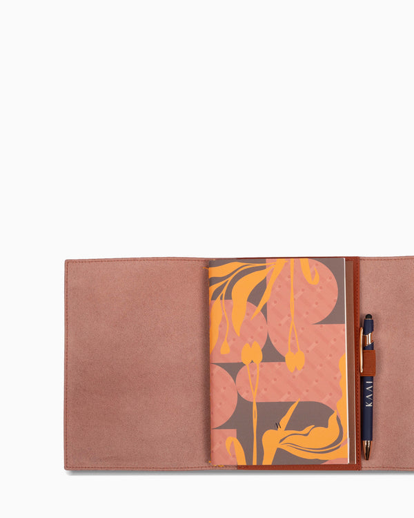 KAAI Stories Leather Journal - terracotta
