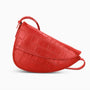 Rebel Cross Body  - soft croco poppy red