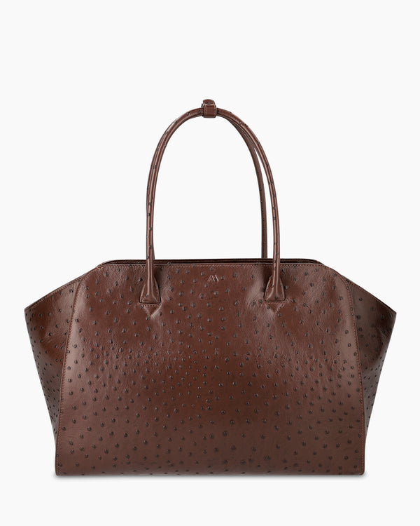 Voyager - ostrich chocolate brown